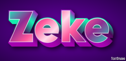 Zeke Text Effect