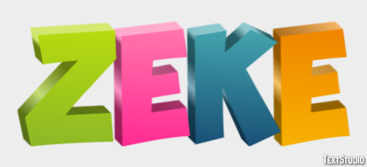 Zeke Text Effect