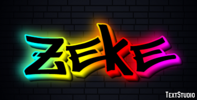 Zeke Text effect