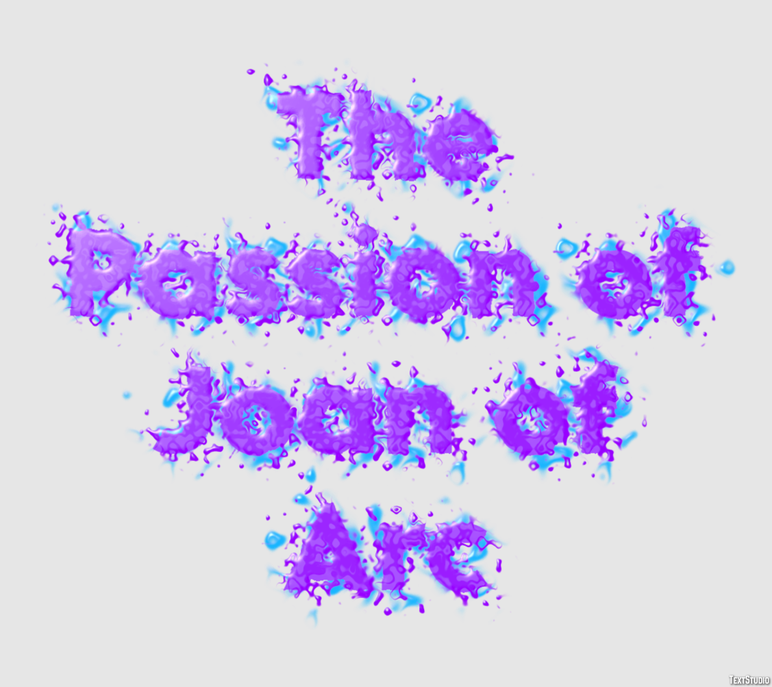 The Passion of Joan of Arc Text Effect