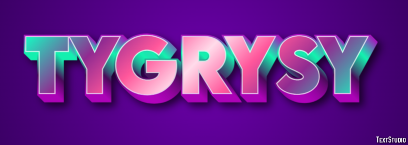 Tygrysy Efeito do texto