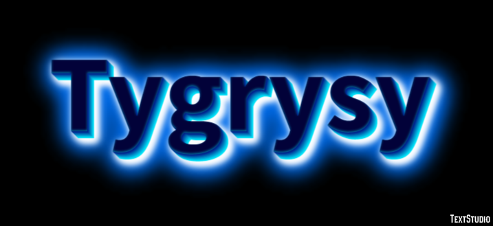 Tygrysy Efeito do texto
