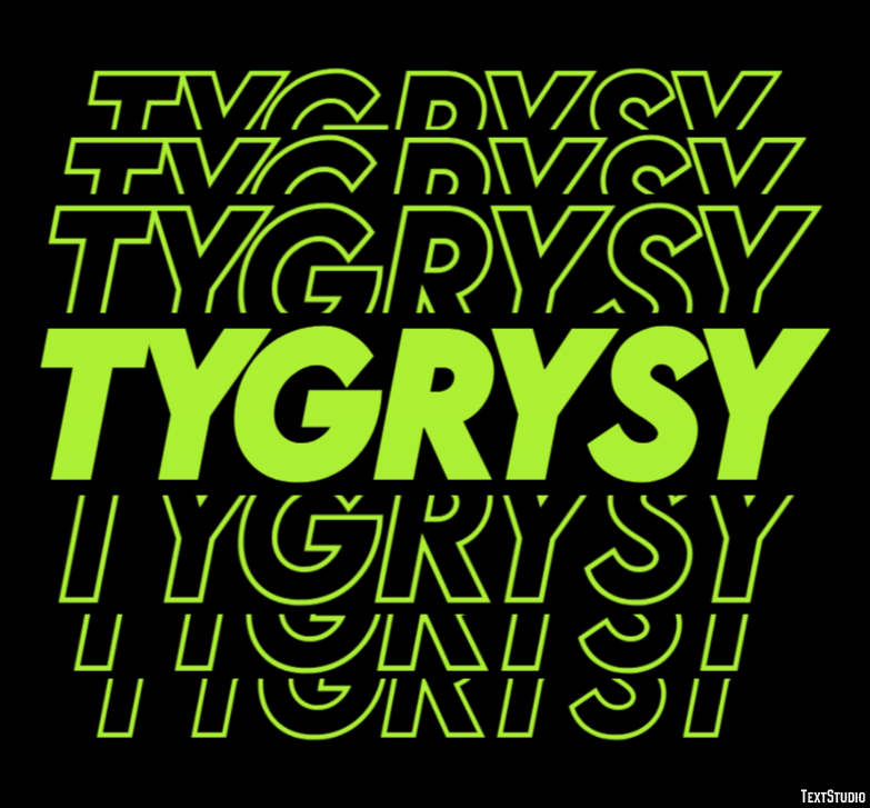 Tygrysy Efekt tekstowy