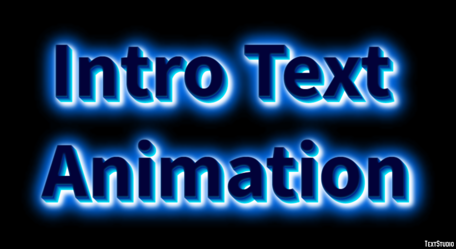 Intro Text Animation Text Effect