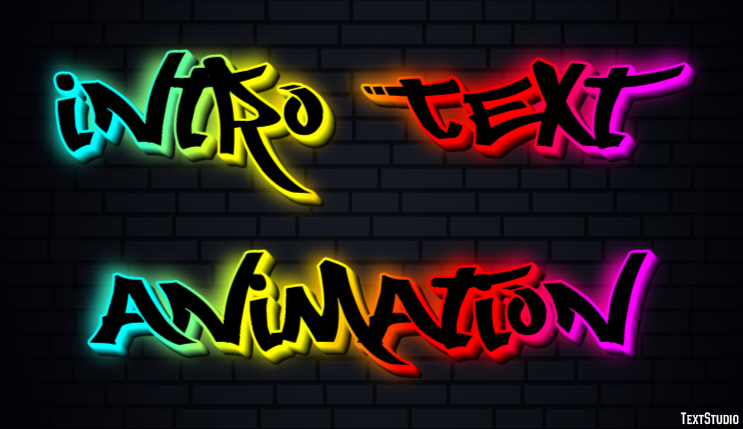 Intro Text Animation Text Effect