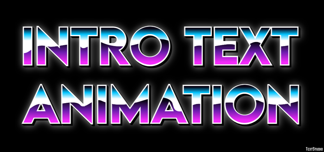 Intro Text Animation Text Effect