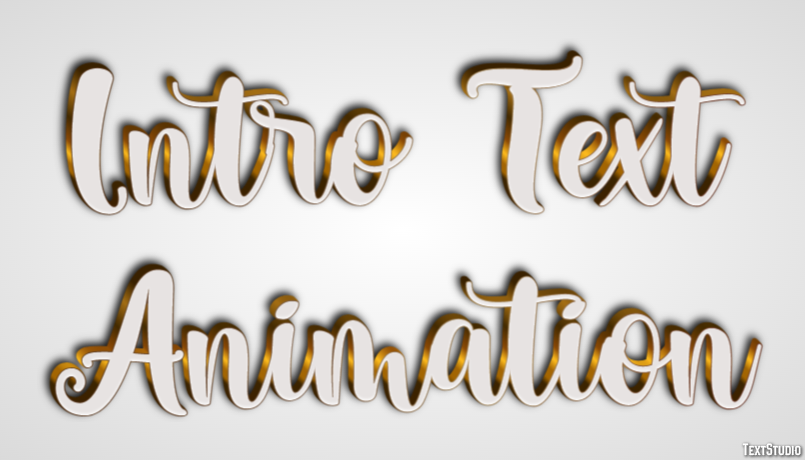 Intro Text Animation Efecto de Texto