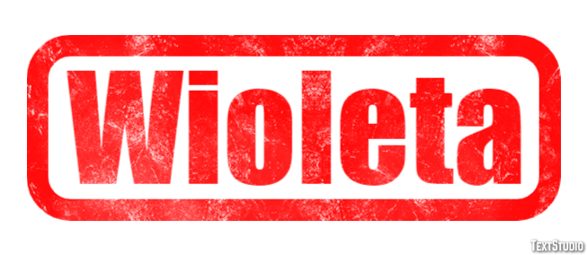 Wioleta Efekt tekstowy