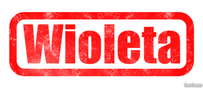 Wioleta Efekt tekstowy