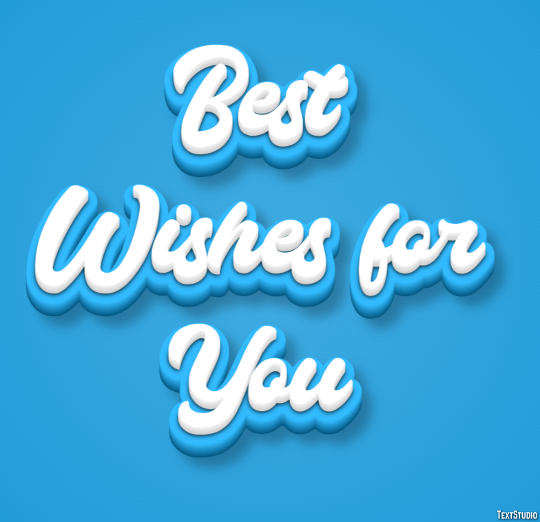 Best Wishes for You Text Effect