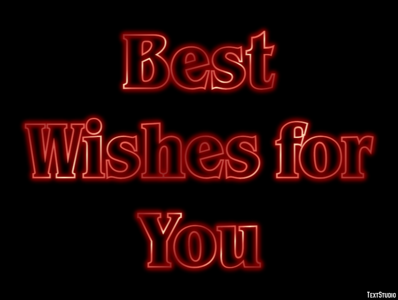 Best Wishes for You Text effect