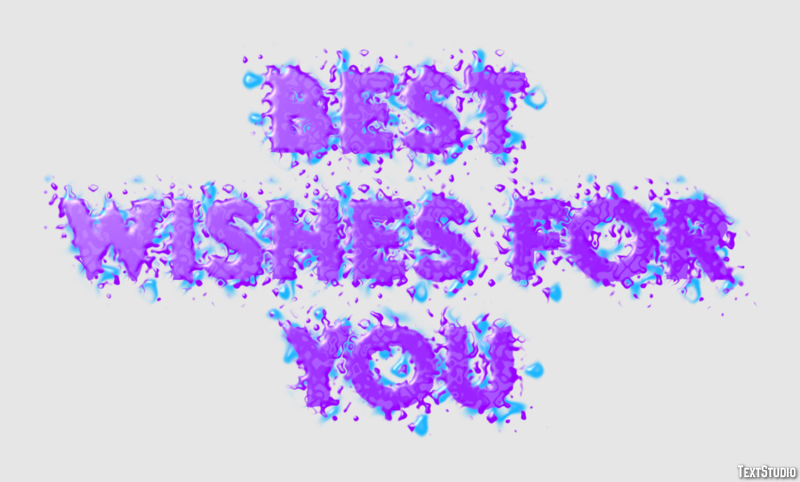 Best Wishes for You Text effect