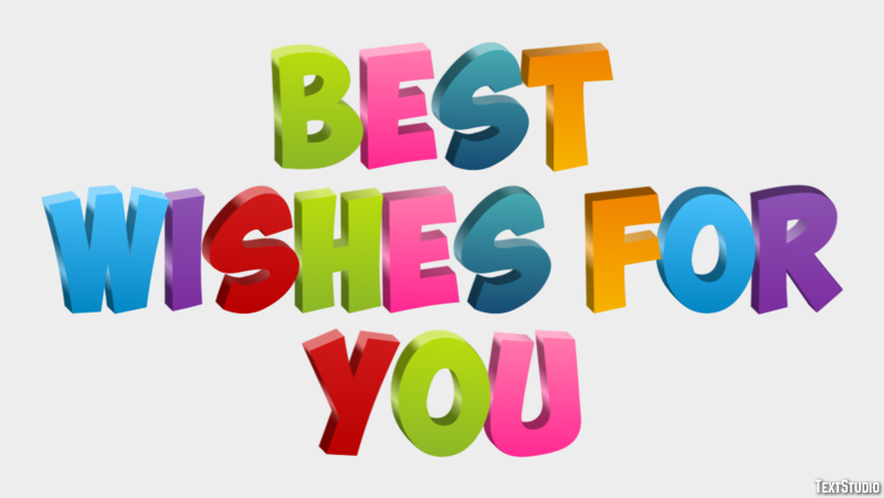 Best Wishes for You Text Effect