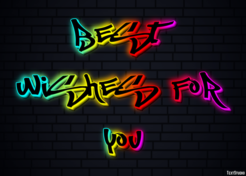 Best Wishes for You Text Effect