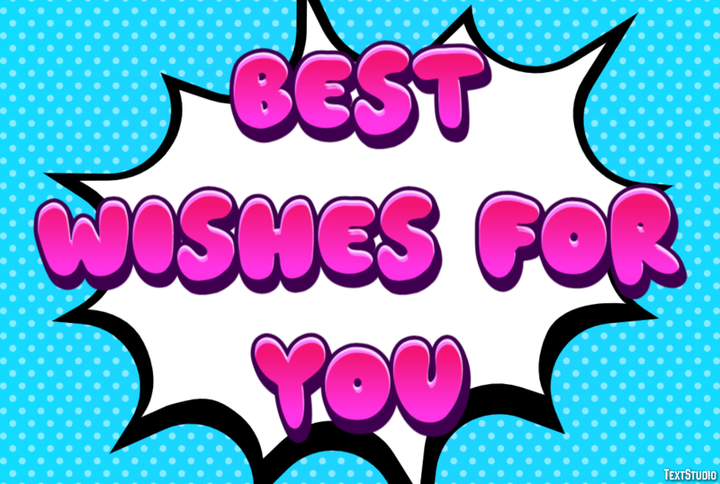 Best Wishes for You Text Effect