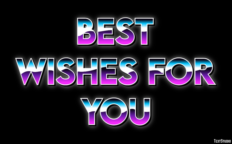 Best Wishes for You Text Effect