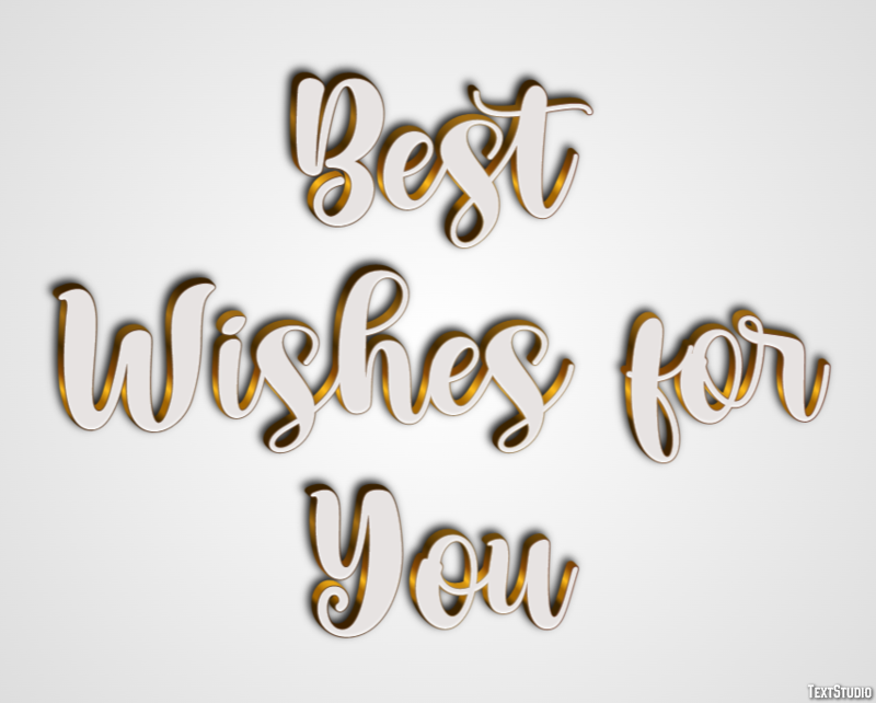 Best Wishes for You Text Effect