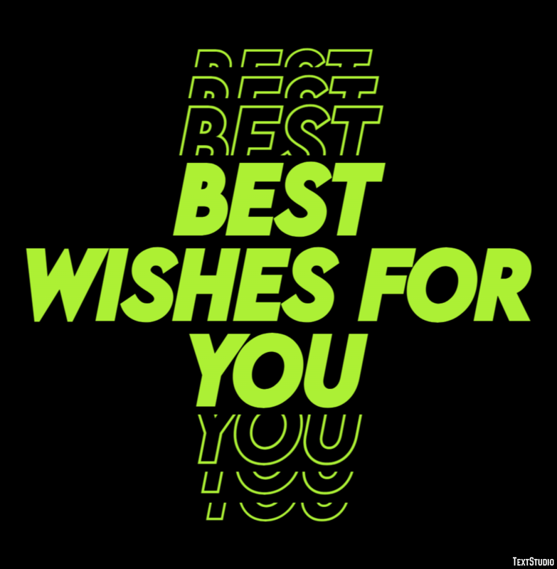 Best Wishes for You Text Effect