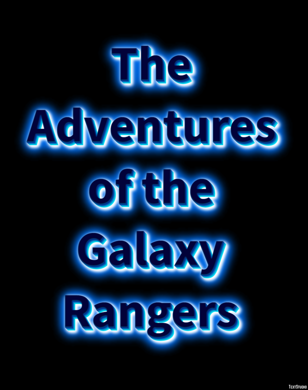 The Adventures of the Galaxy Rangers Text Effect