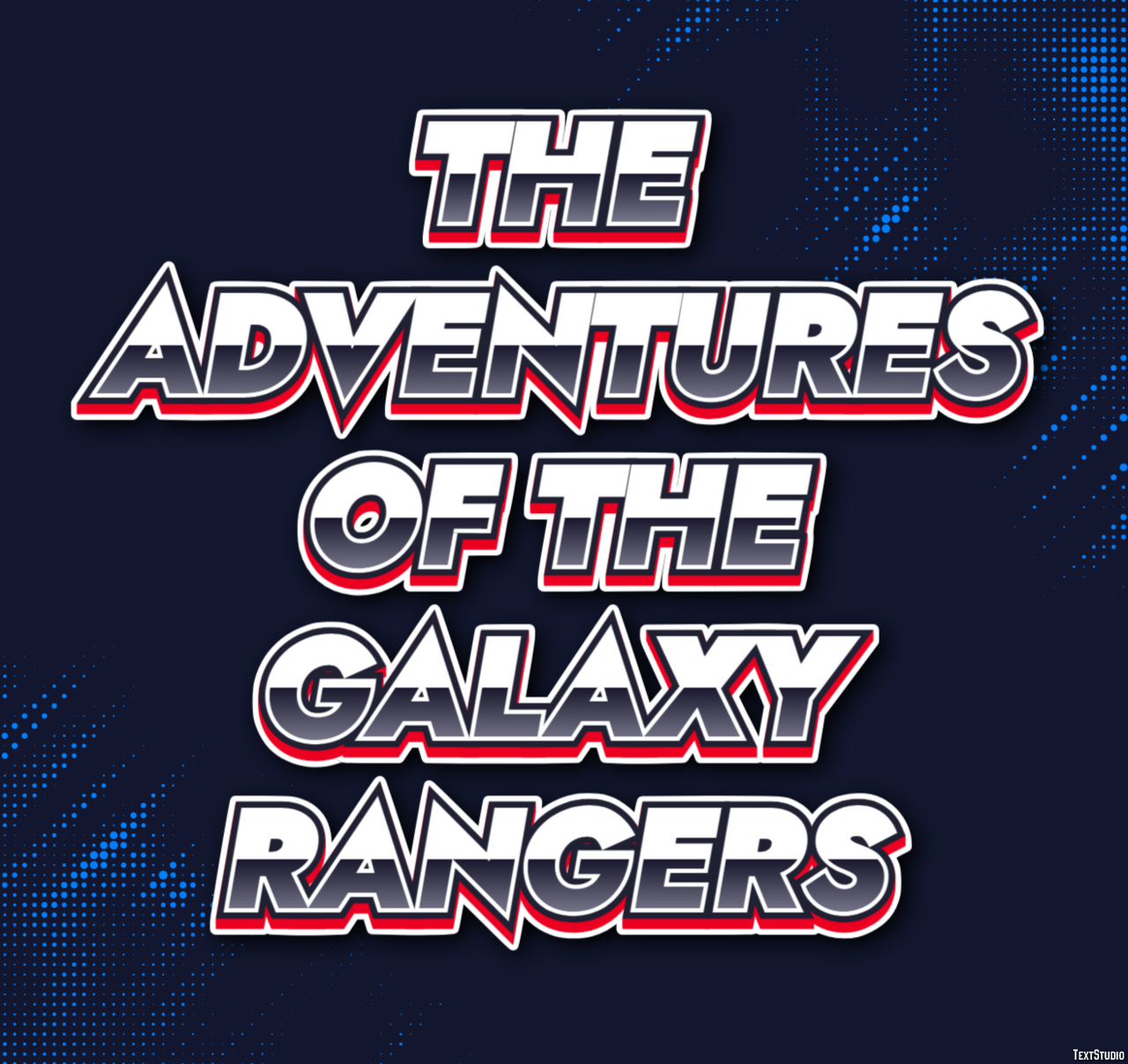 The Adventures of the Galaxy Rangers Text Effect