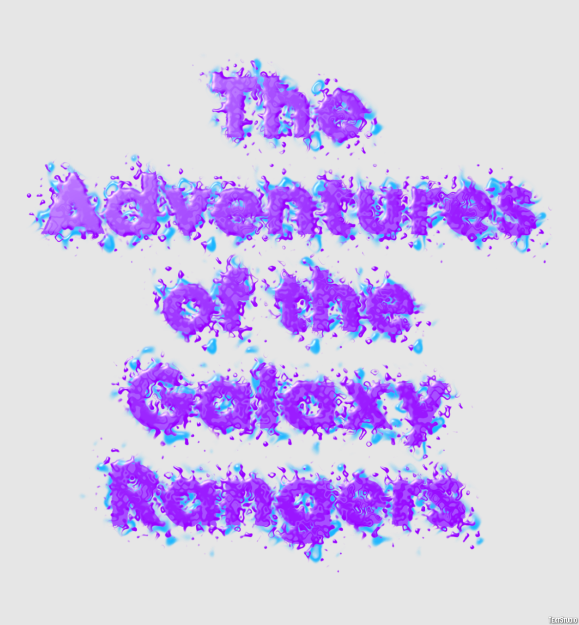 The Adventures of the Galaxy Rangers Text Effect