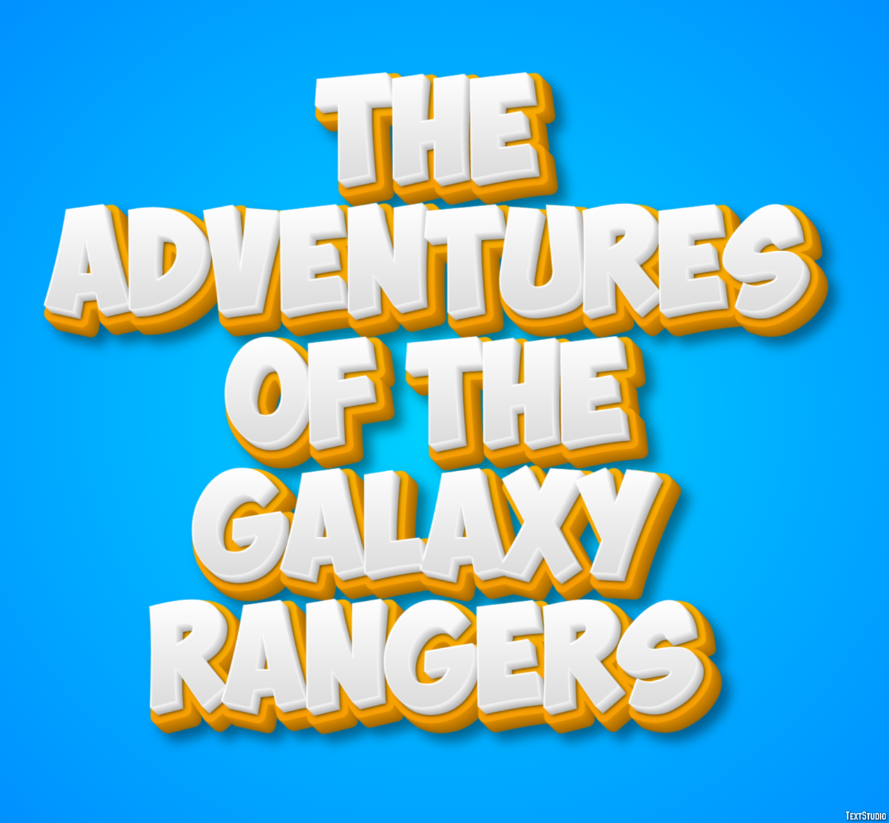 The Adventures of the Galaxy Rangers Text Effect