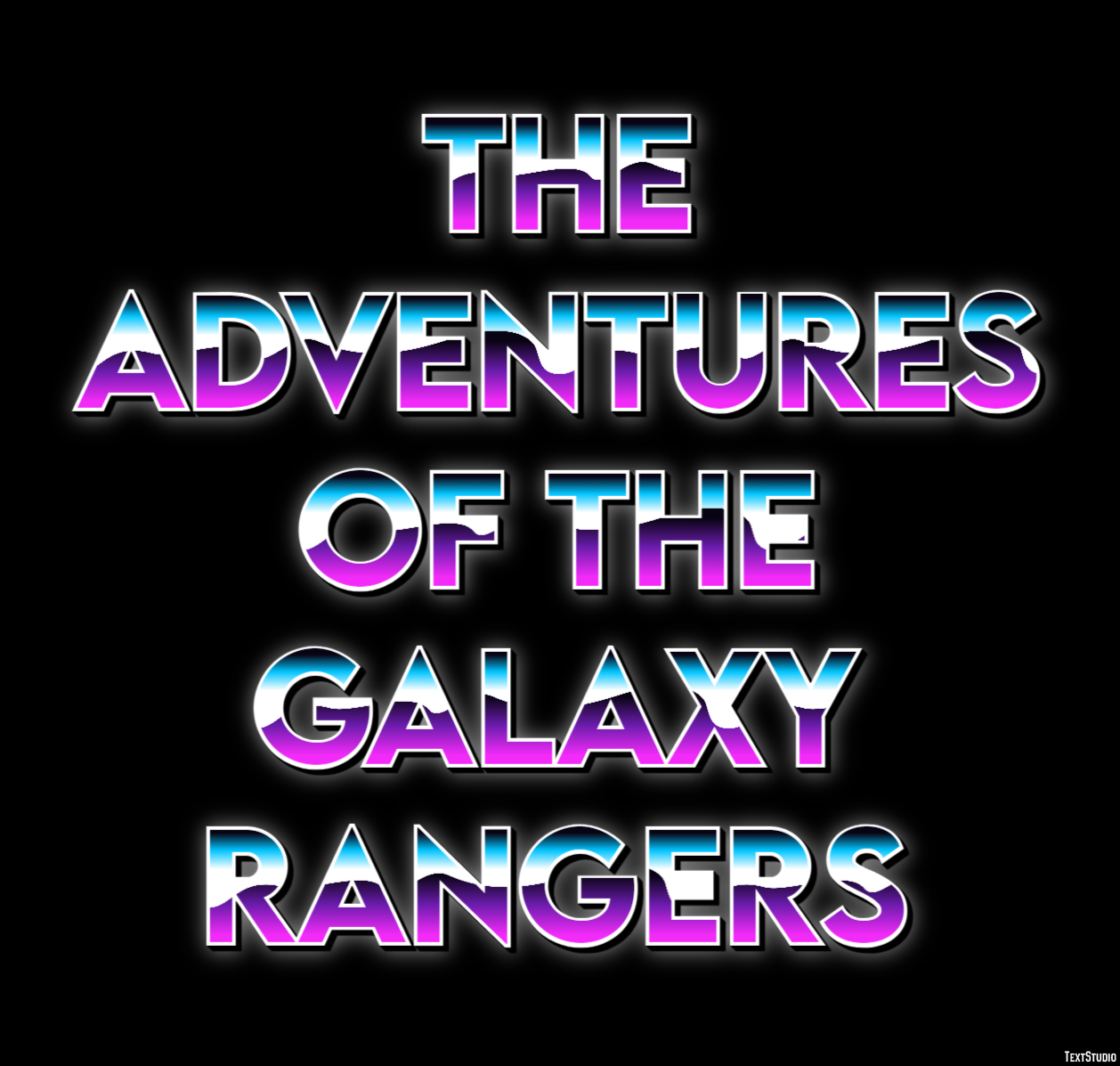 The Adventures of the Galaxy Rangers Text Effect