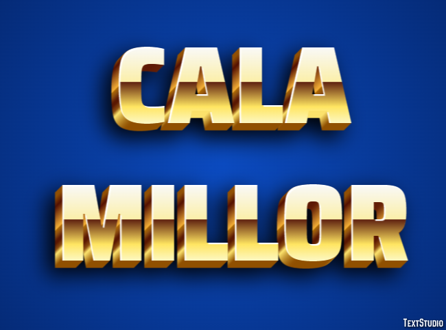 Cala Millor Effetto testo