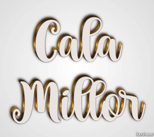 Cala Millor Effetto testo