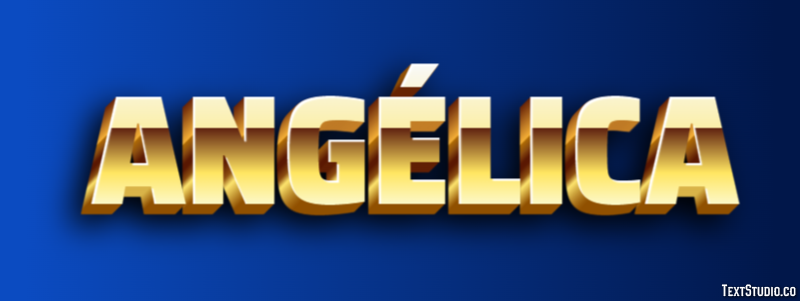 Angélica Efecto de texto