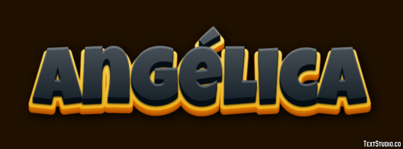 Angélica Efecto de texto