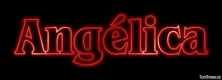 Angélica Efecto de texto