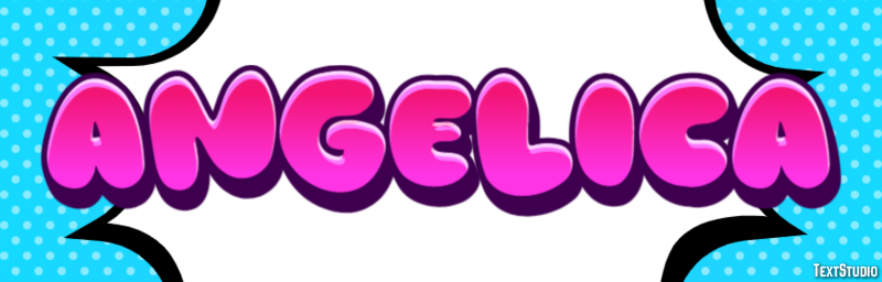 Angélica Efecto de texto
