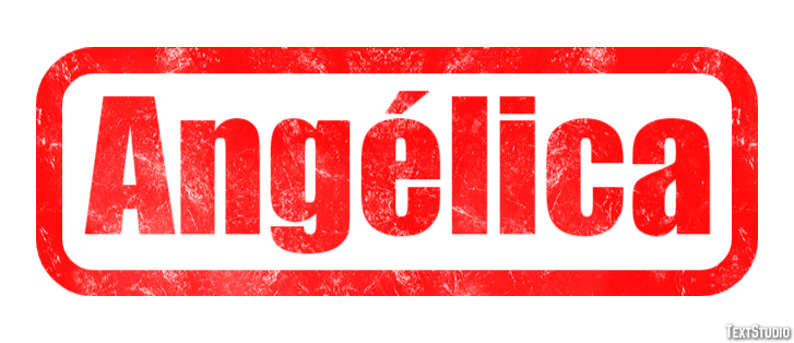 Angélica Efecto de texto