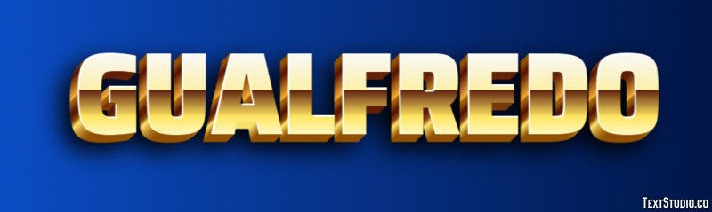 Gualfredo Text Effect