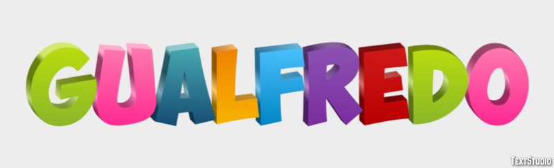 Gualfredo Effetto testo