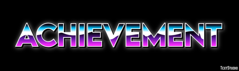 Achievement Efekt tekstowy