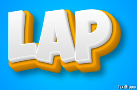 Lap Text Effect