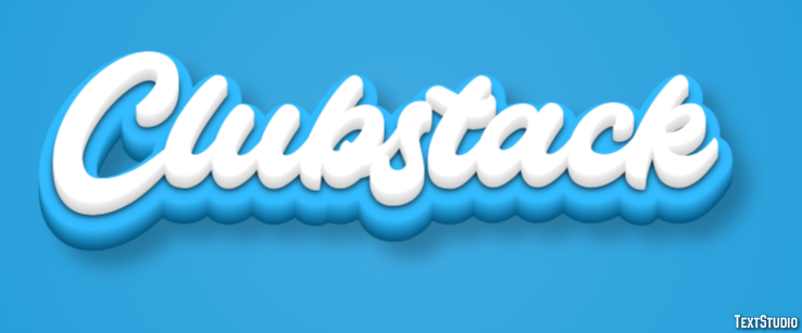 Clubstack Efekt tekstowy
