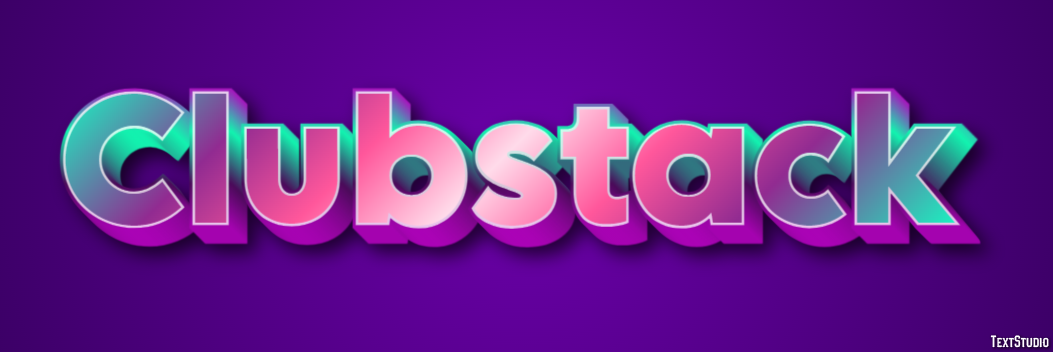 Clubstack Efekt tekstowy