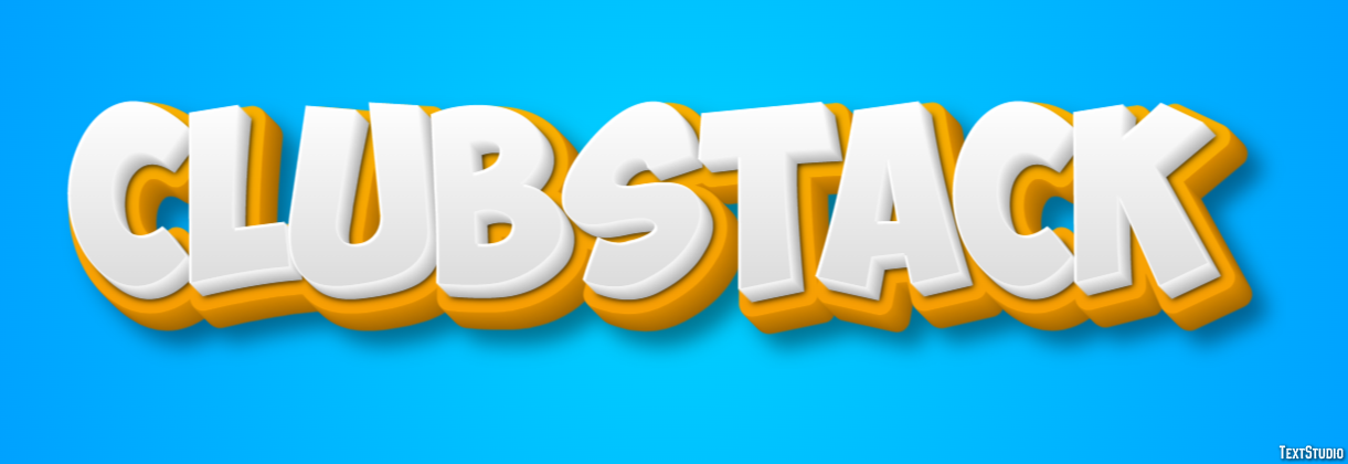 Clubstack Efekt tekstowy