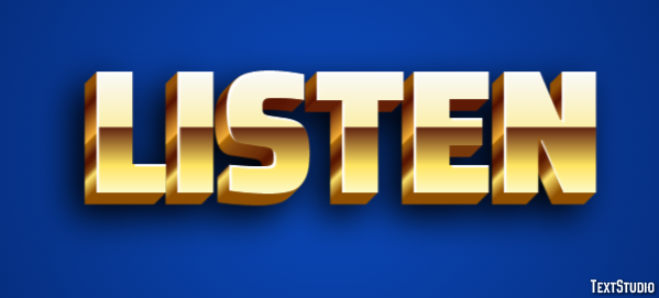 Listen Text Effect