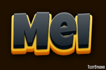 Mei Efecto de texto