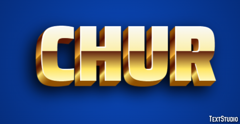 Chur Efecto de Texto