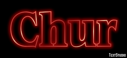 Chur Efekt tekstowy