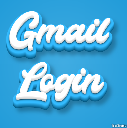 Gmail Login Texteffekt