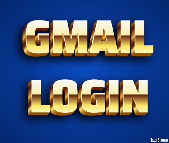 Gmail Login Texteffekt