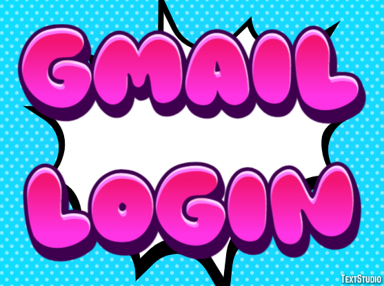 Gmail Login Texteffekt