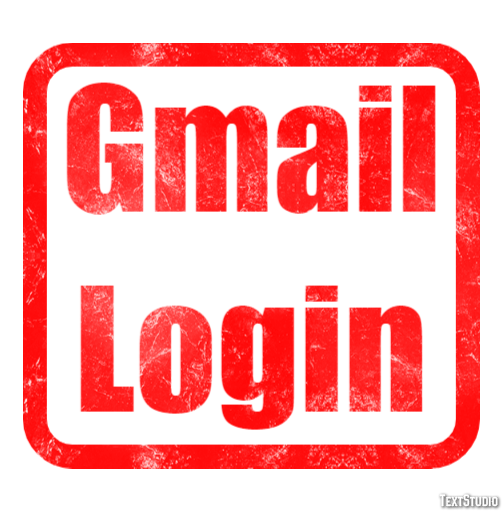 Gmail Login Texteffekt