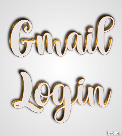 Gmail Login Texteffekt